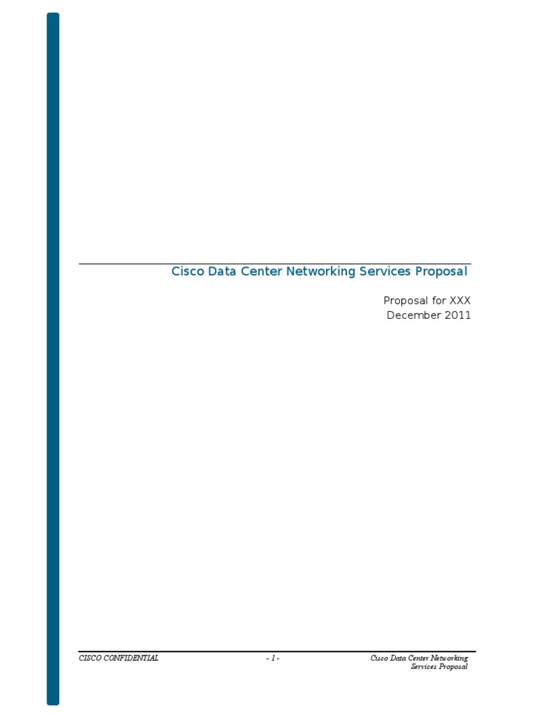 Data Center Services Proposal Draft Reduced | PDF | Data Center ...
