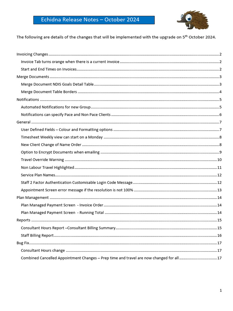Release Notes October 2024 | PDF | Invoice | Computing