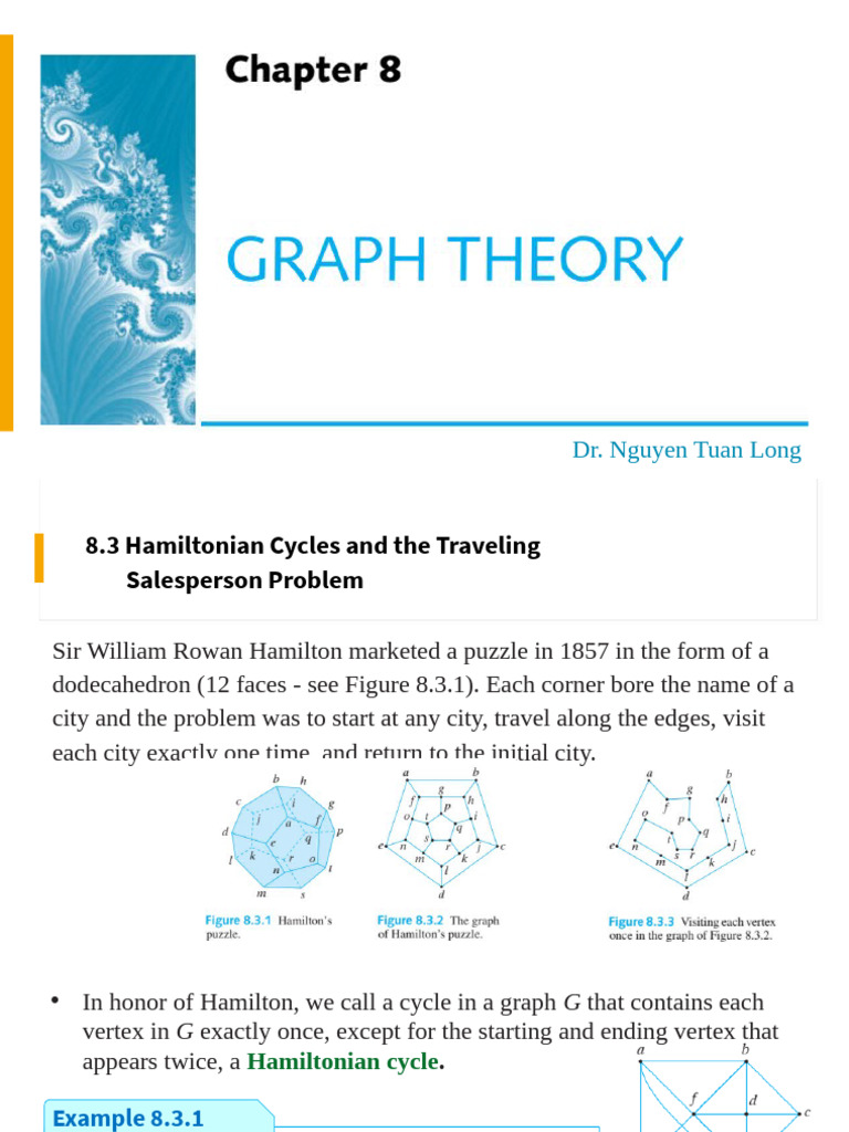 8.3 Hamiltonian Cycles and The Traveling Salesperson Problem | PDF