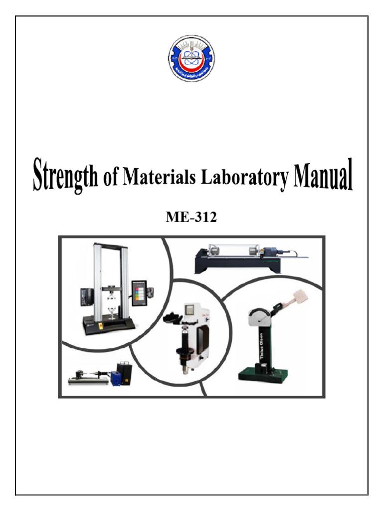 Strength of Materials Lab Manual | PDF | Deformation (Engineering ...
