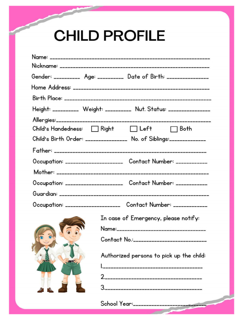 Child Profile | PDF