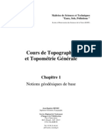 Cours de Topographie et Topométrie Générale