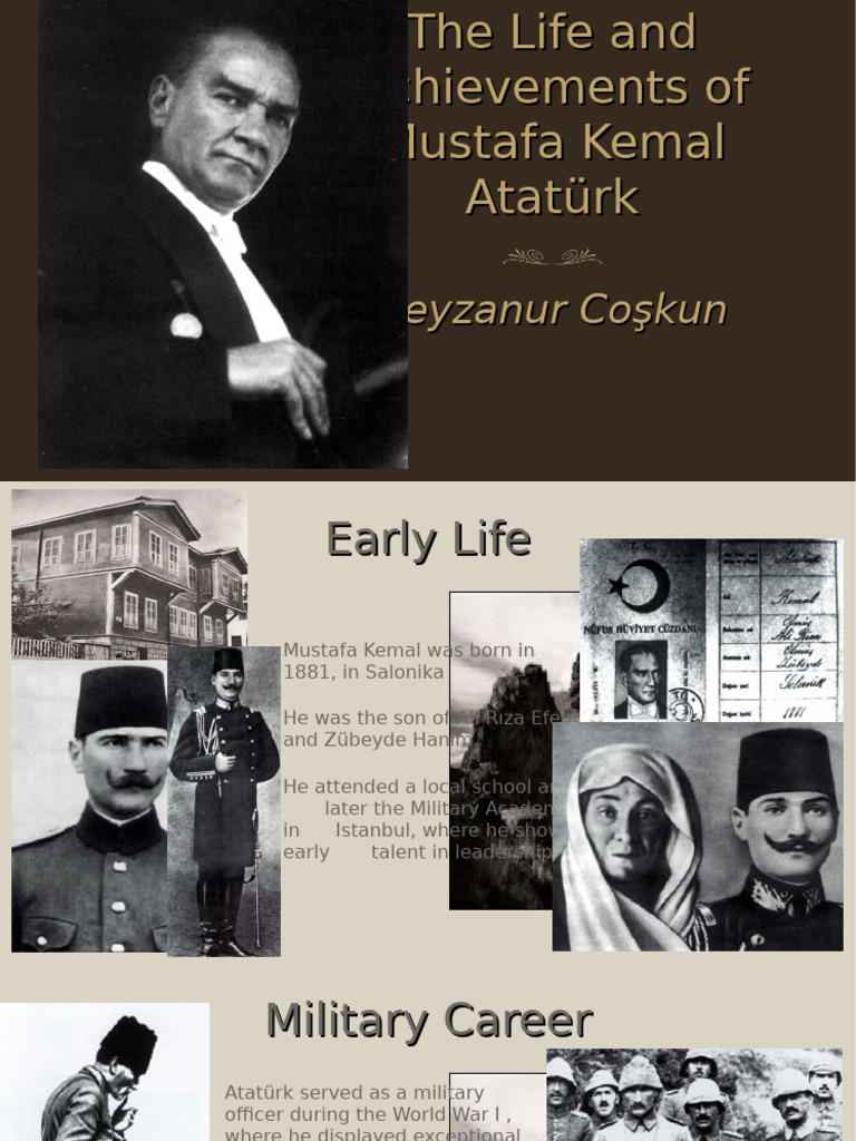 The Life and Achievements of Mustafa Kemal Atatürk | PDF | Mustafa ...