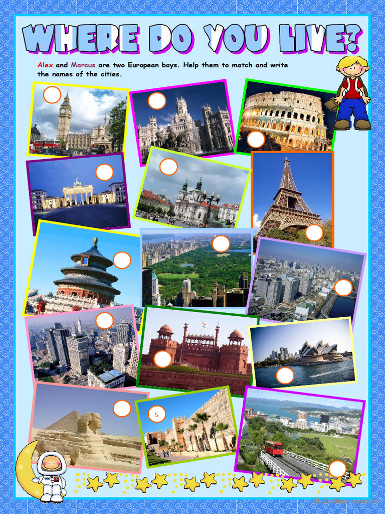 Cities, Countries and Nationalities. | PDF