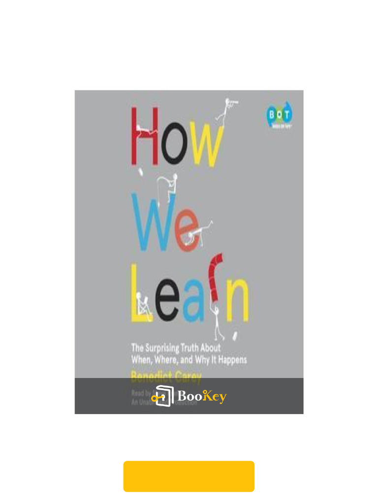 How We Learn by Benedict Carey | PDF | Memory | Learning