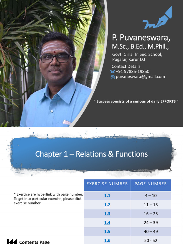 10th Maths Chapter 1 and 2 Study Material em 219376 | PDF