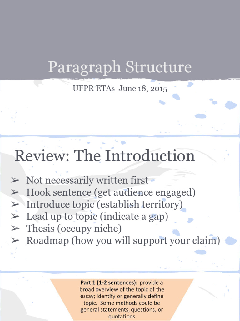 Effective Paragraph Structure Guide | PDF | Paragraph | Human Communication