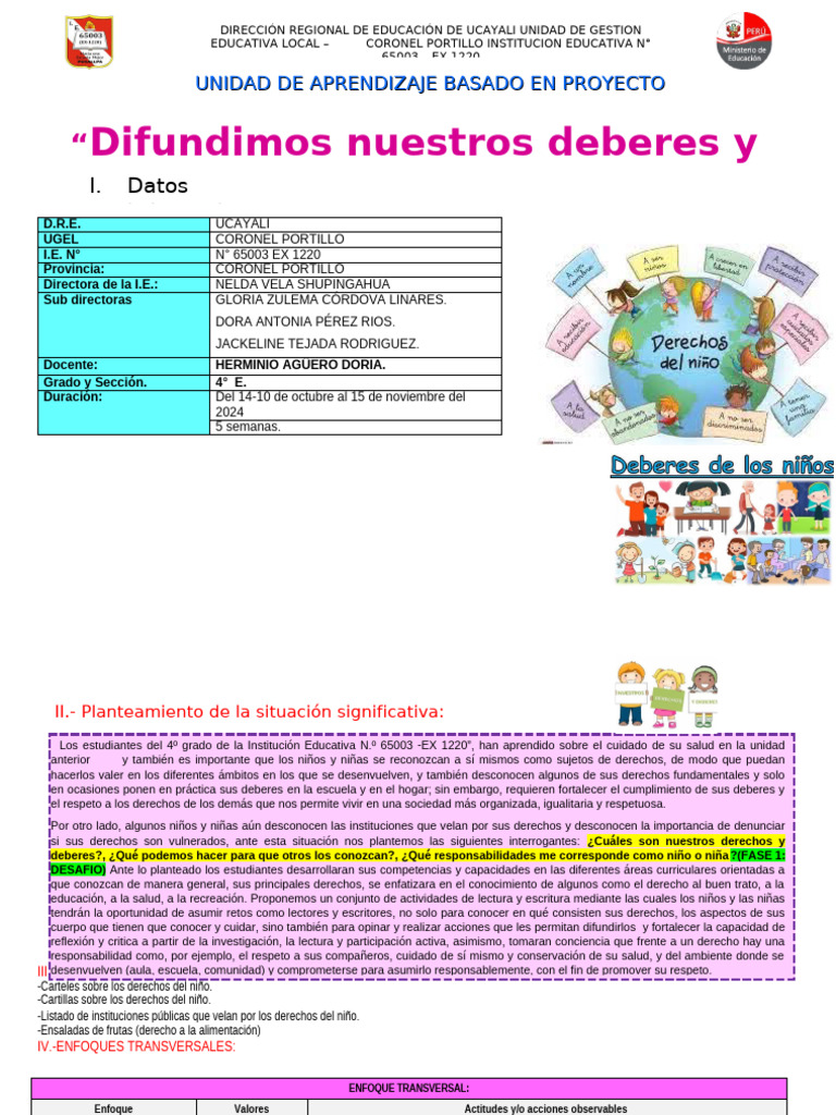 Unidad de Aprendizaje Sifods | PDF | Números | Decimal