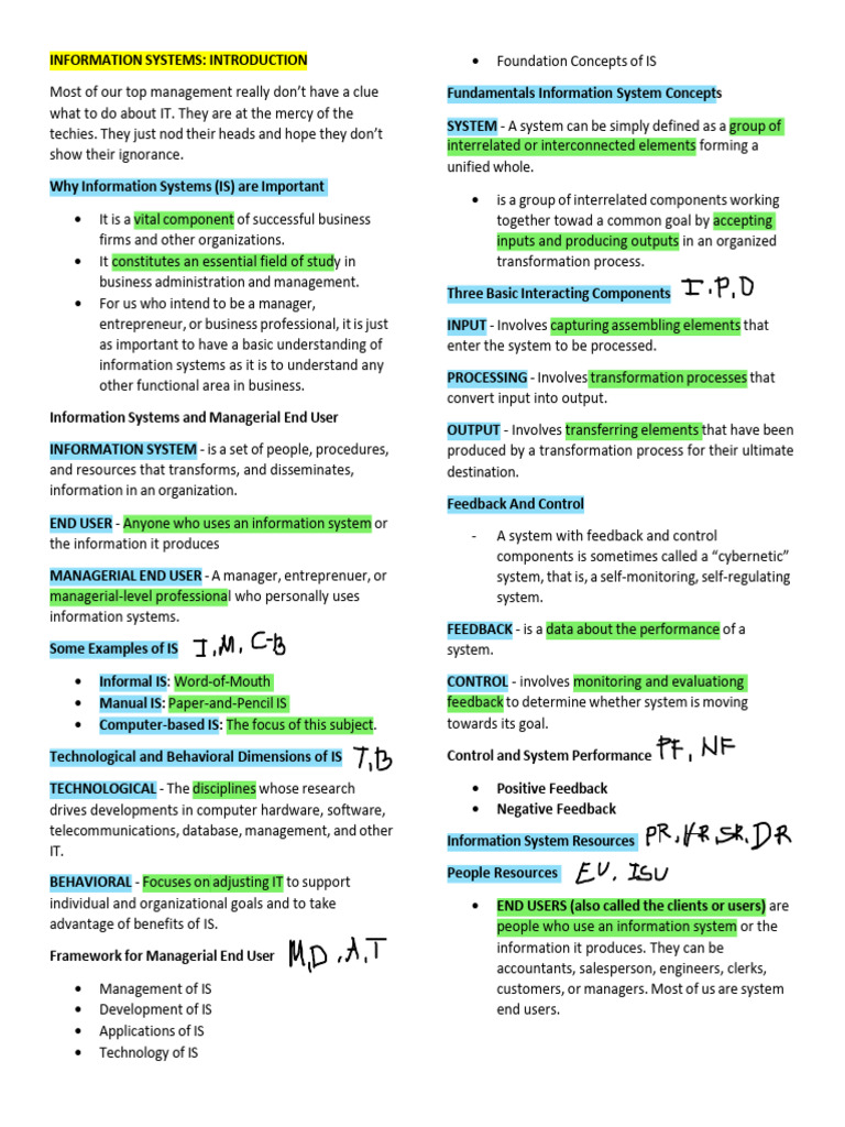 Information Systems Reviewer | PDF | Databases | Barcode