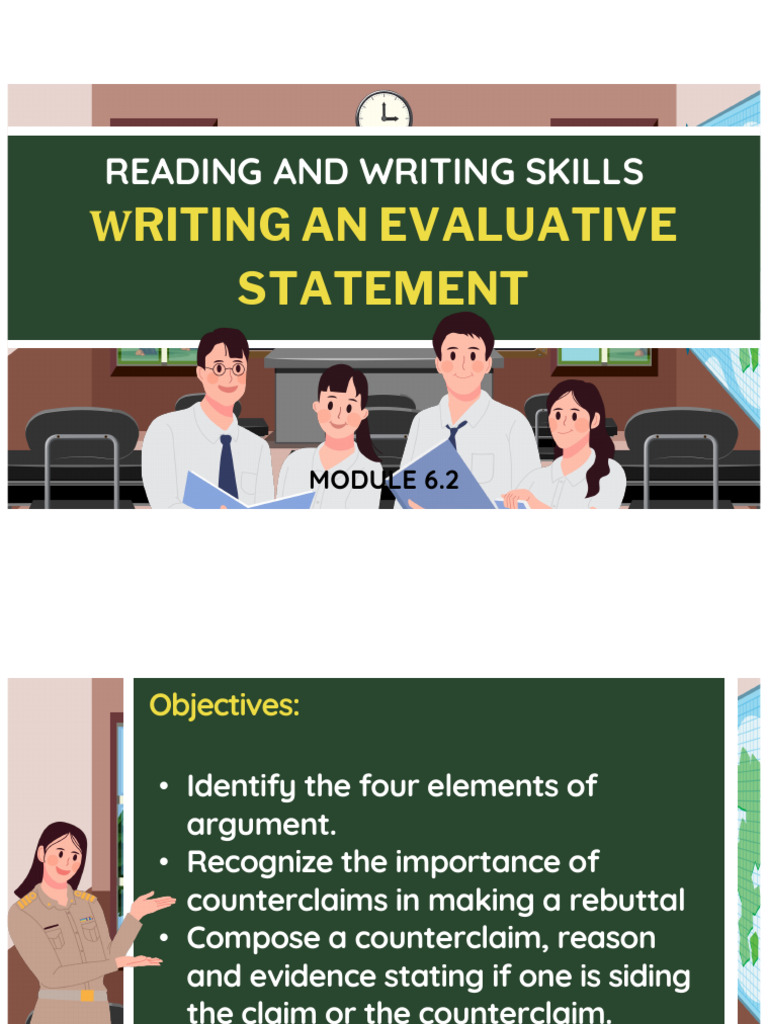 Formulating Evaluative Statements | PDF | Poetry | Evaluation
