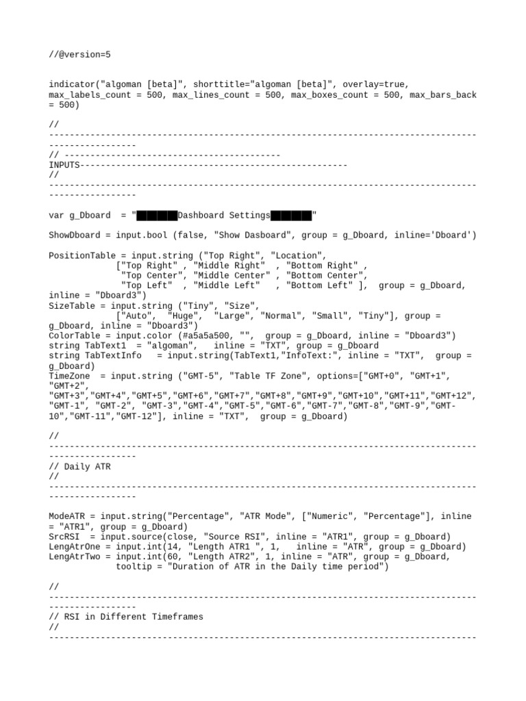 Algoman Dashboard Settings | PDF | Teaching Methods & Materials