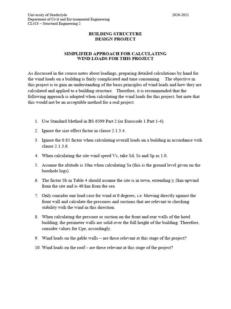 Simplified Wind Load Calculation Guide | PDF | Science & Mathematics