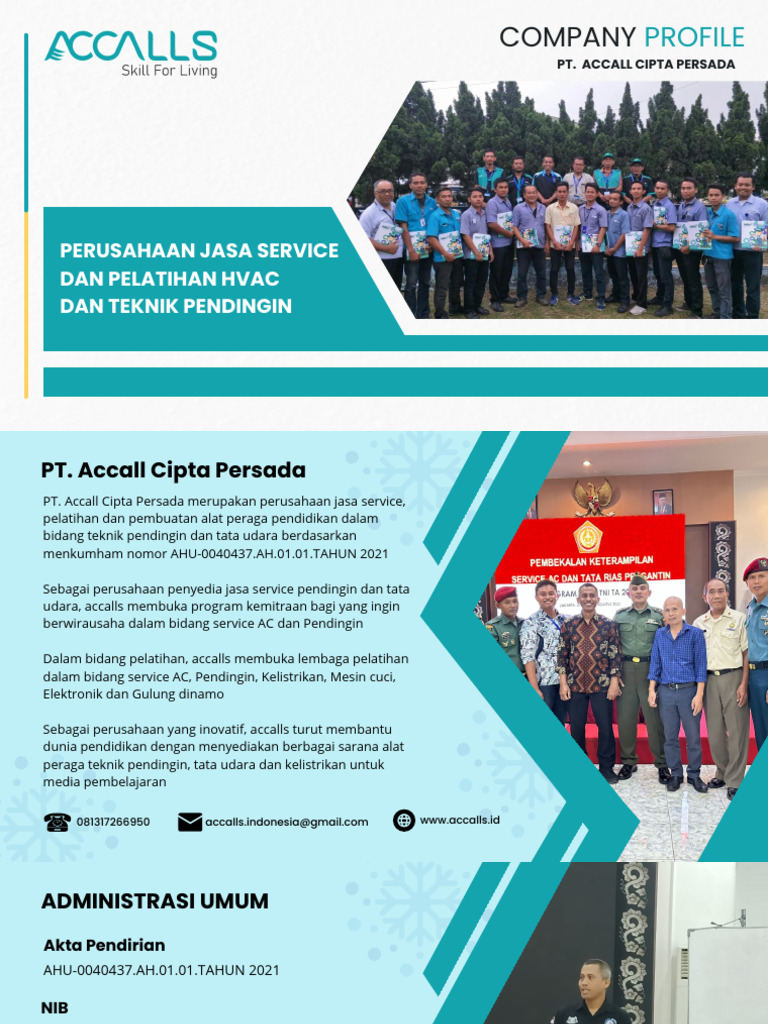 Profil Perusahaan Accall Cipta Persada | PDF