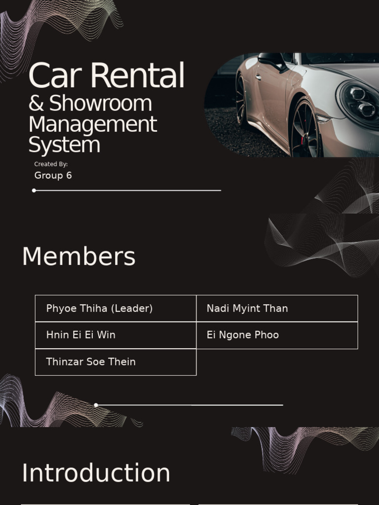 Car Rental and Showroom System | PDF | Automation | Databases