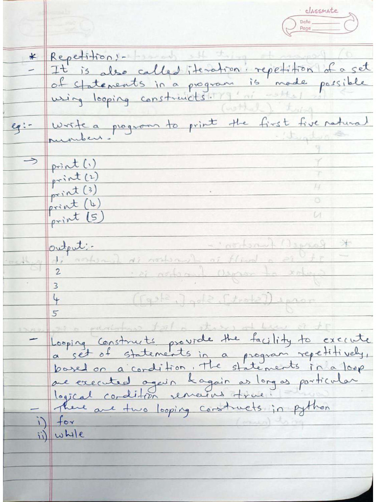 Python Notes 2 | PDF