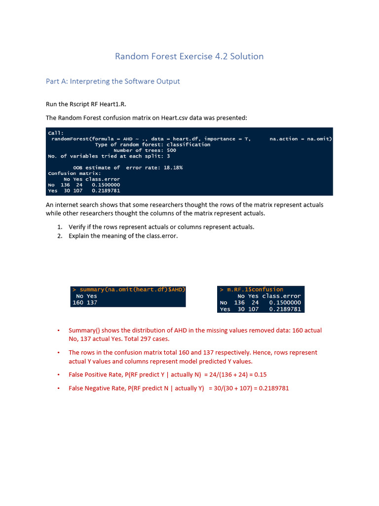 Random Forest Exercise 4.2 Solution | PDF | Science & Mathematics ...
