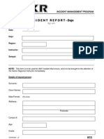 Incident Report - Dojo