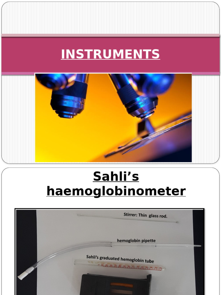 Essential Laboratory Instruments Overview | PDF | Science & Mathematics
