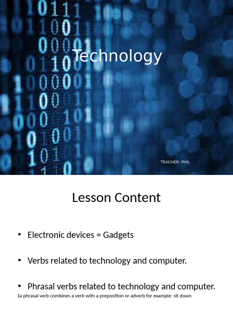 Technology Vocabulary for Educators | PDF | Computer Keyboard | Camera