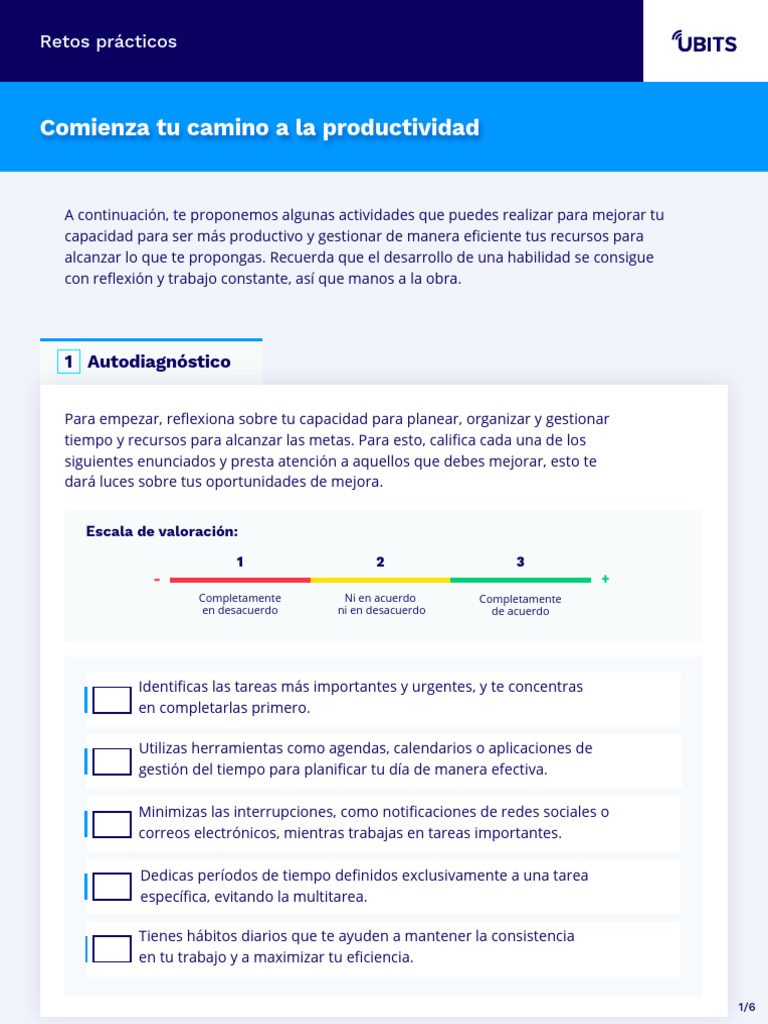 Mejora tu Productividad Personal | PDF | Gestión del tiempo ...