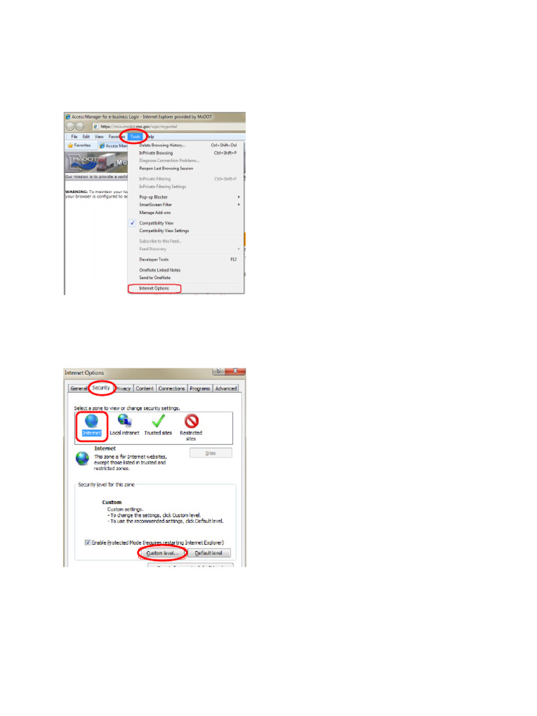 Enable Javascript in Internet Explorer | PDF | Computers