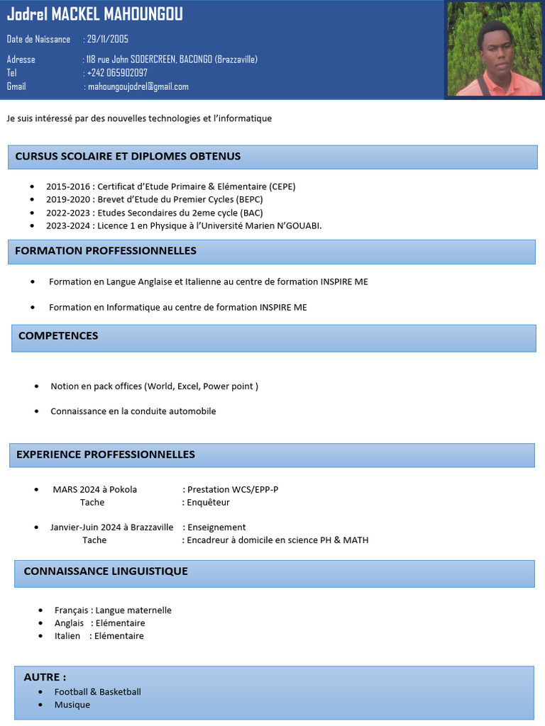 Jodrel MACKEL 2 | PDF