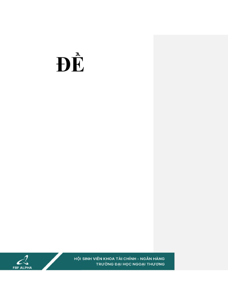 (Fbf Alpha - Hi Five) Đề Án | PDF