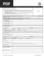 NUST 2026 Residence Application Form | PDF