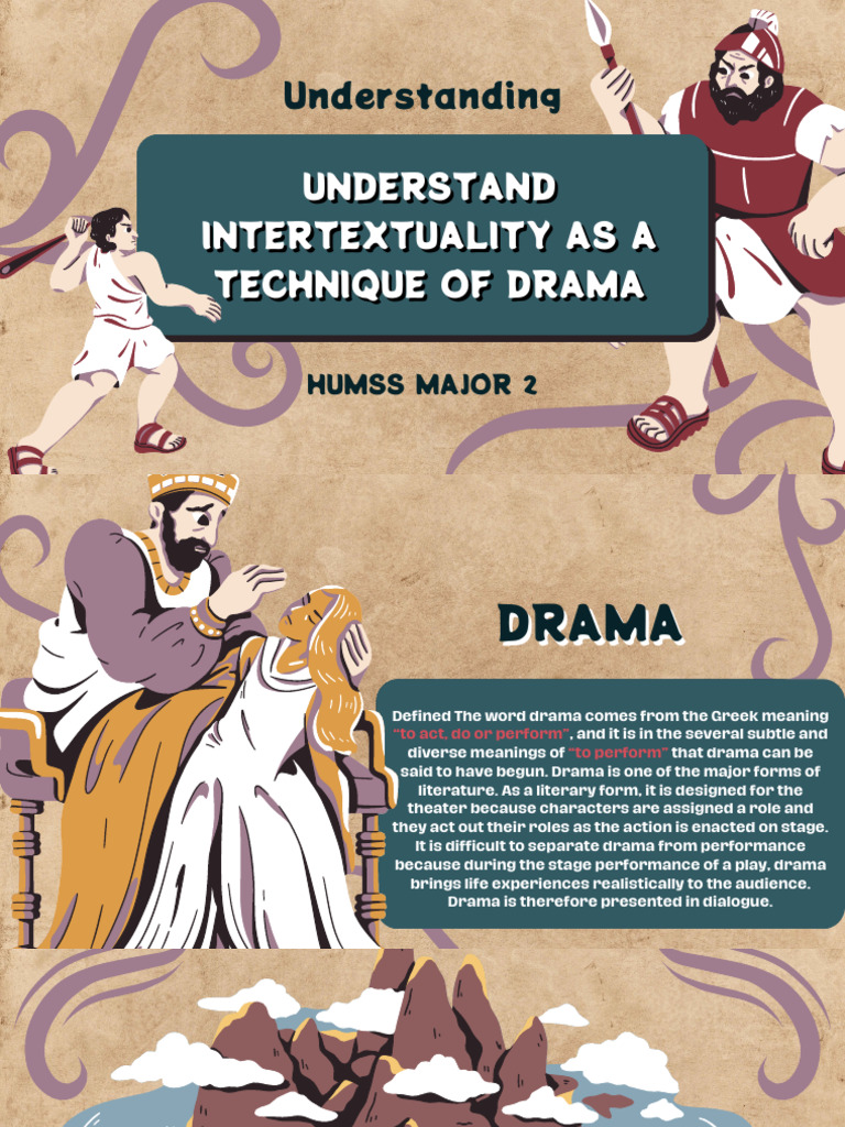 Intertextual References and Allusion Educational Presentation in Bold ...