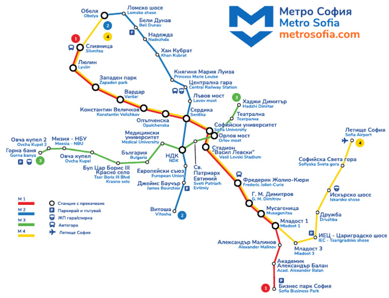 Sofia Metro Lines | PDF