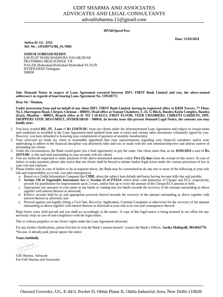 Notice ID: CG - 3752 Ref. No.: 139128772/BIL - PL/3082 | PDF