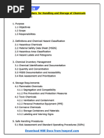 Chemical Decanting Safety Procedures | PDF | Dangerous Goods | Hazards