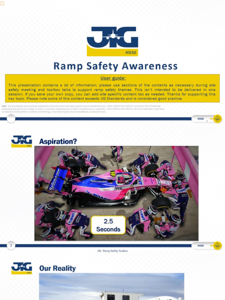 Ramp Safety Awareness Guide | PDF | Technology & Engineering