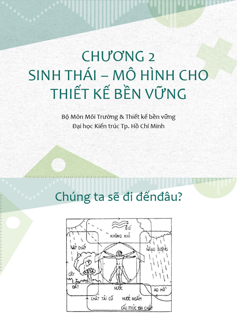 KTMT - Long - Chuong 2 - Sinh Thai - Mo Hinh Cho Thiet Ke Ben Vung | PDF