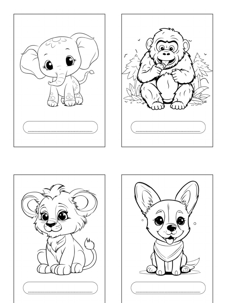 Livrinho para Colorir - Imprimir | PDF