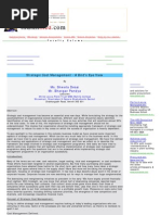 Desai Strategic Cost Management - A Bird's Eye View