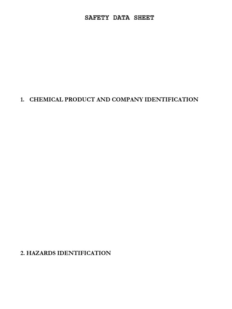 Ez Clor Alkalinity Up Sds | PDF | Personal Protective Equipment ...