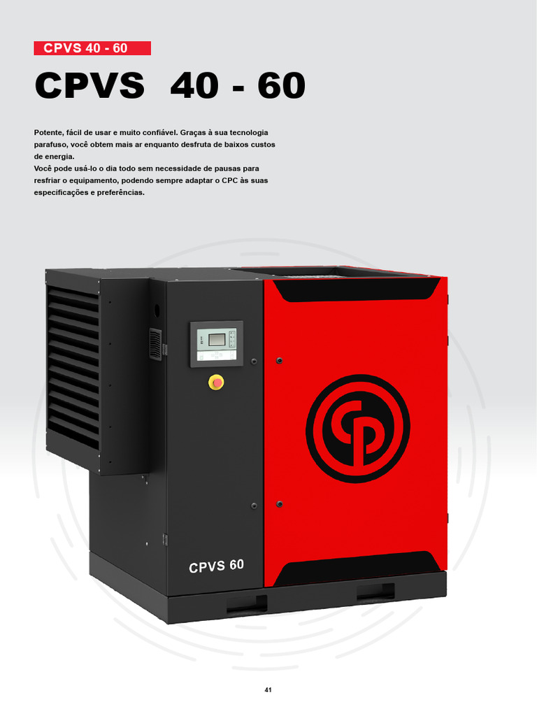 Compressores CPVS e CPD: Especificações Técnicas | PDF | Quantidade ...