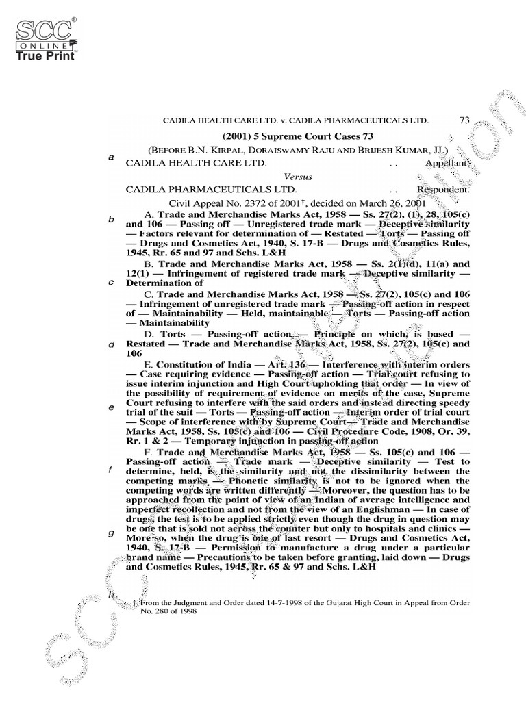 Modak Judgment Analysis: SCC 1, 2008 | PDF | Separation Of Powers ...