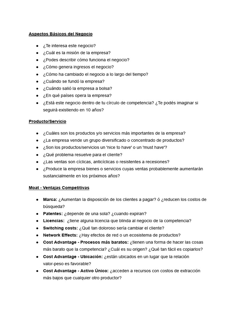 La Checklist Definitiva | PDF | Compartir (Finanzas) | Business