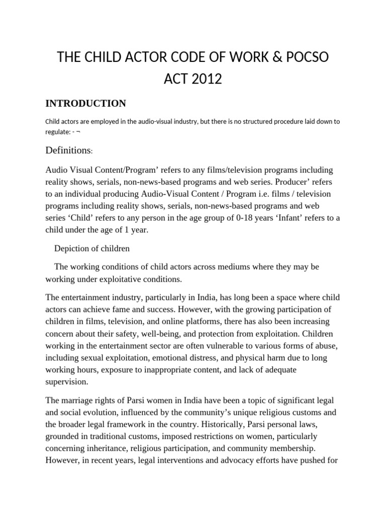 Sleepy Project | PDF | Child Labour | Crimes
