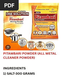 Pitambari Powder (All Metal Cleaner Powder) - 20231201 - 175740 - 0000