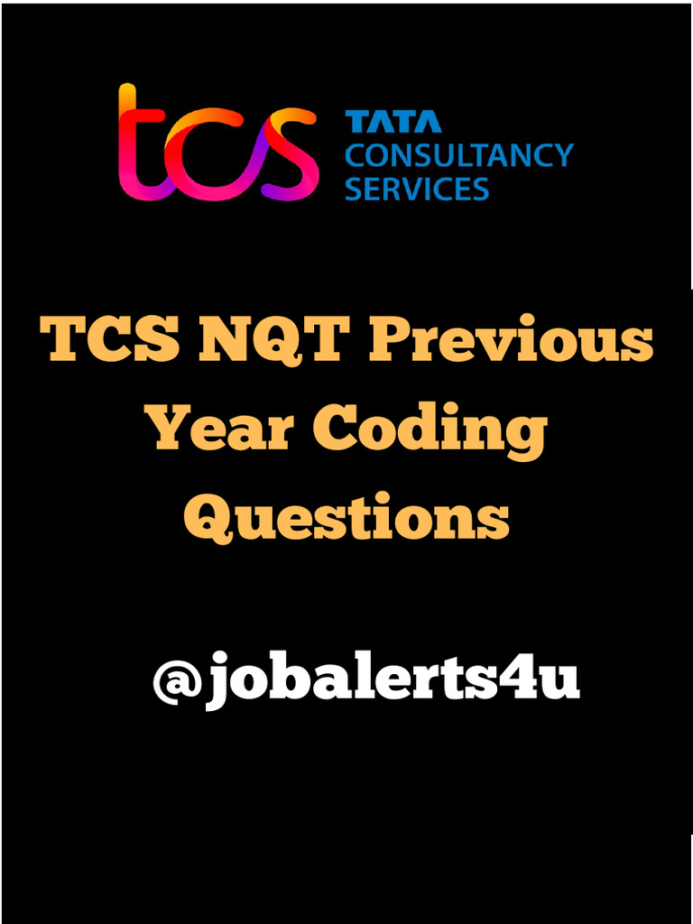 TCS NQT Coding Questions Solutions | PDF | Namespace | C++