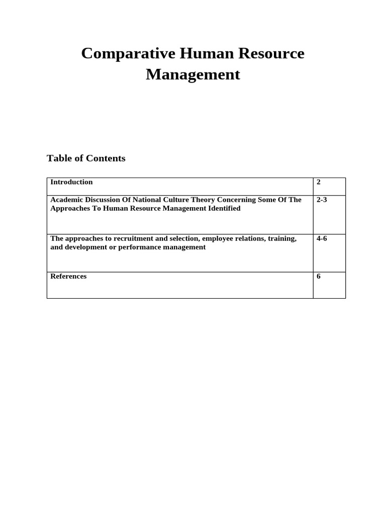 Unilever's Global HR Management Strategies | PDF | Human Resources ...
