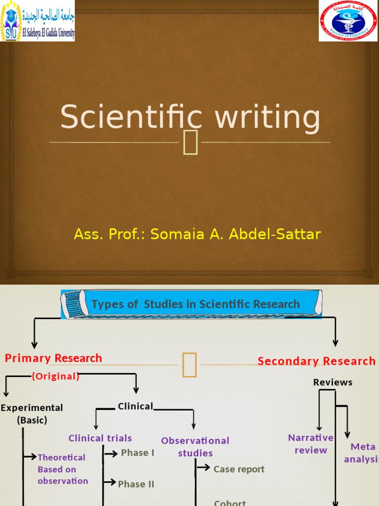 Scientific Writing Lec 1 | PDF | Clinical Trial | Cohort Study