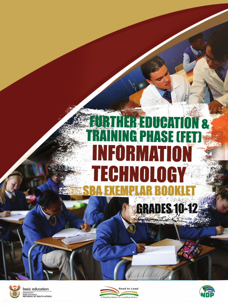 SBA Exemplar Booklet for IT Grades 10-12 | PDF | Educational Assessment ...