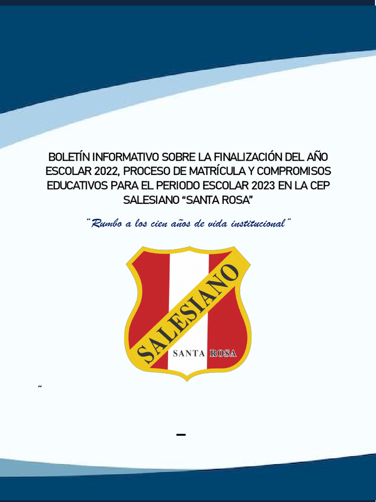 Boletin Informativo | PDF | Evaluación | Aprendizaje