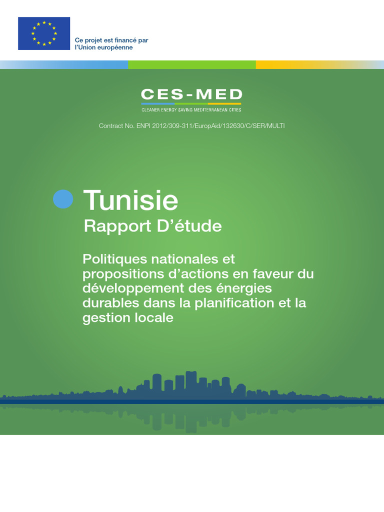 Actions pour l'Énergie Durable en Tunisie | PDF | Efficacité ...