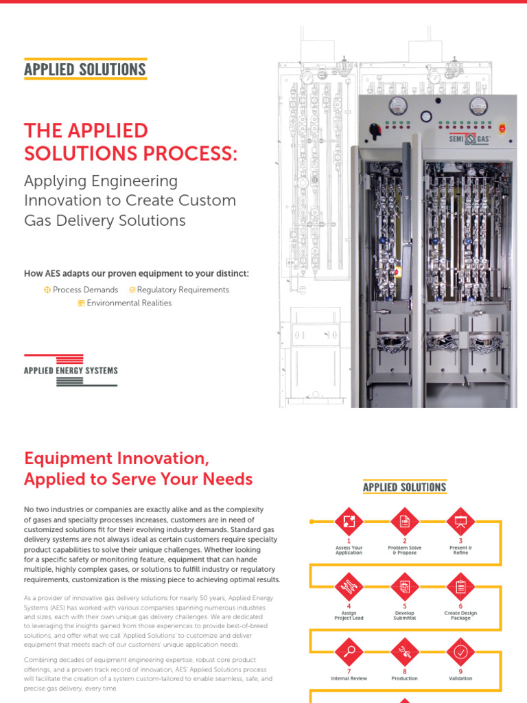 Custom Gas Delivery Solutions Process | PDF | Gases | Quality Assurance