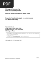 Download Leadership Group Assignment 11Nov2008 by Mathieu MBA SN7889482 doc pdf